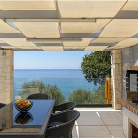 3 bedroom villa with pool & sea views, Agios Mathaios, sleeps 6